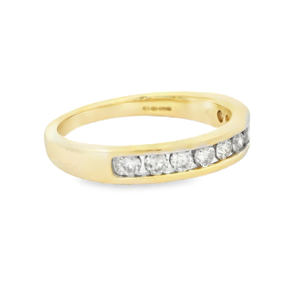 Diamond Eternity Ring 0.50ct Channel Set 9ct Gold