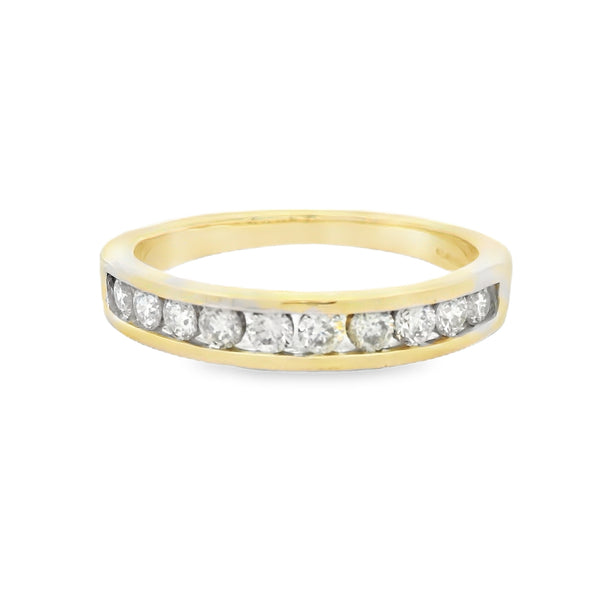 Diamond Eternity Ring 0.50ct Channel Set 9ct Gold