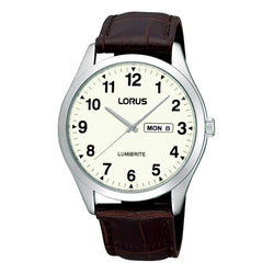 Lorus Men's Classic Strap Lumibrite Watch RJ647AX9