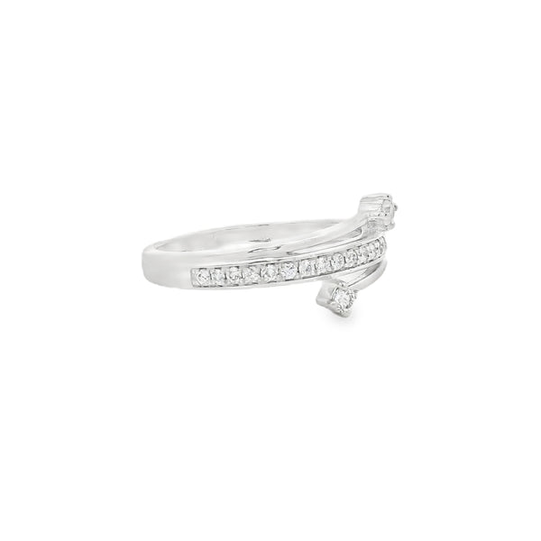 Diamond Fancy Eternity Ring 18ct White Gold