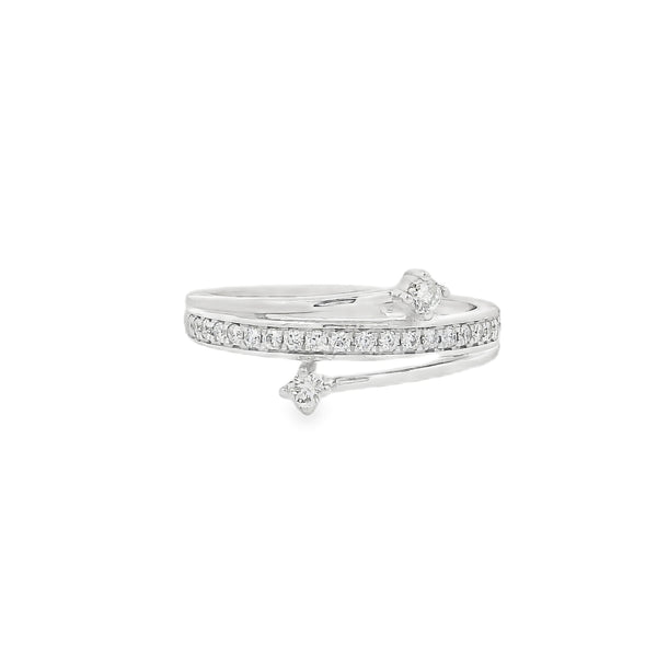 Diamond Fancy Eternity Ring 18ct White Gold