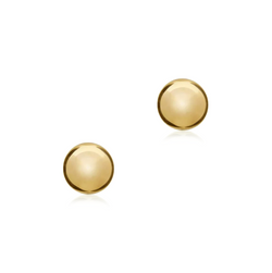 9ct Gold 9mm Polished Ball Stud Earrings