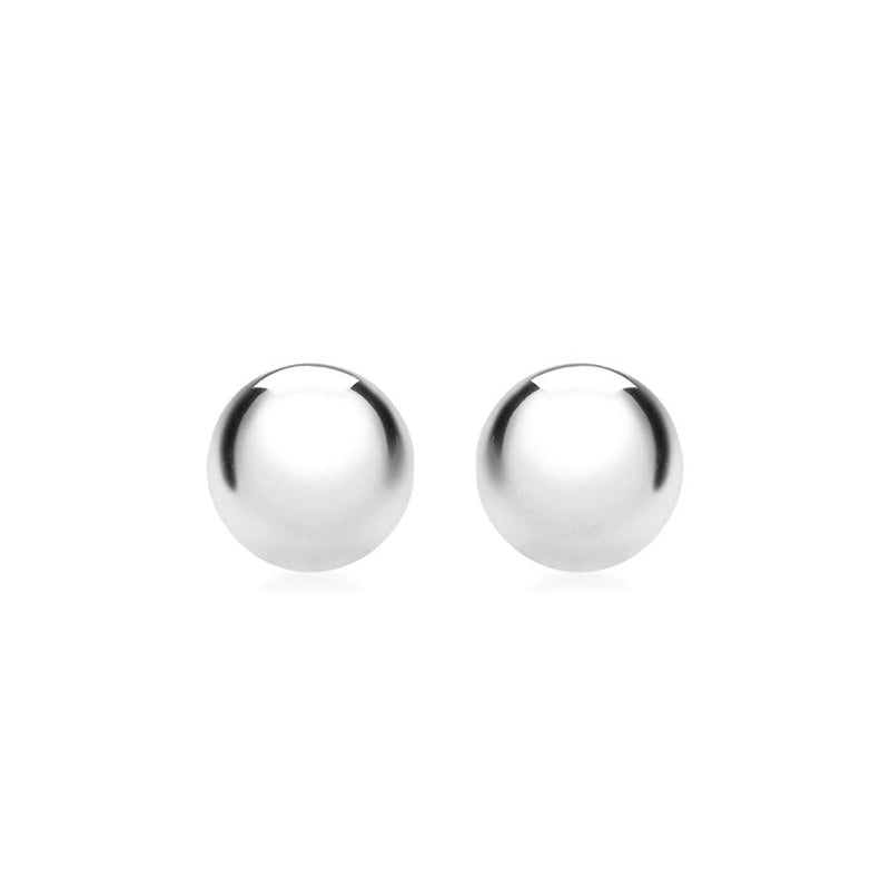 Metal ball sale stud earrings