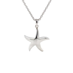 Sterling Silver Starfish Necklace