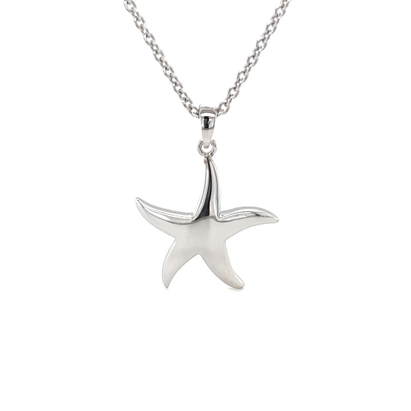 Sterling Silver Starfish Necklace