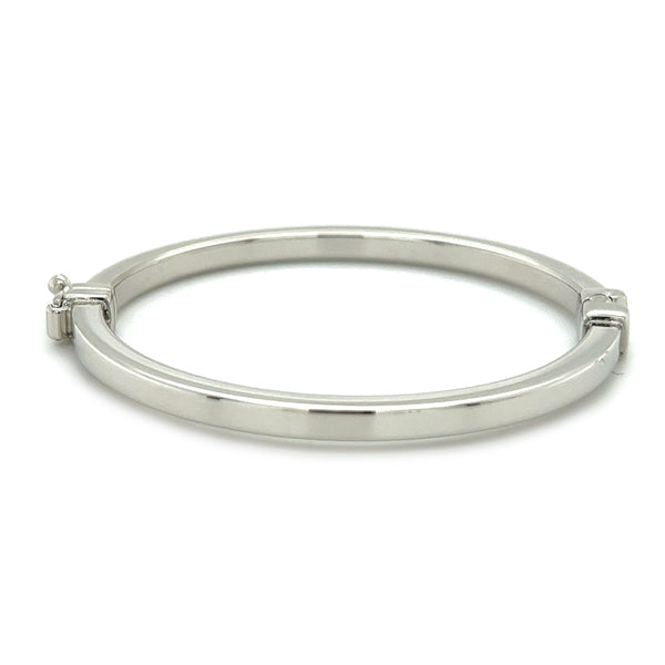 Sterling Silver Hinged Childs Bangle