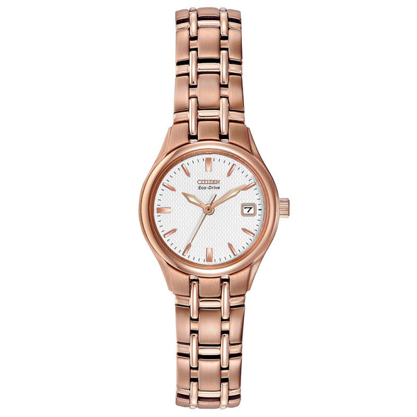 Citizen Eco Drive Ladies Rose Bracelet Watch EW1263-52A