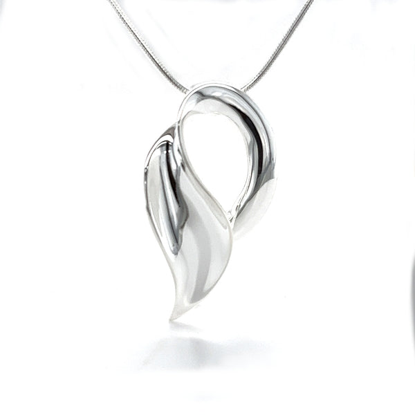 Sterling Silver Leaf Necklace